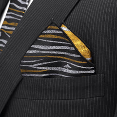 Pride Lands Black Pocket Square