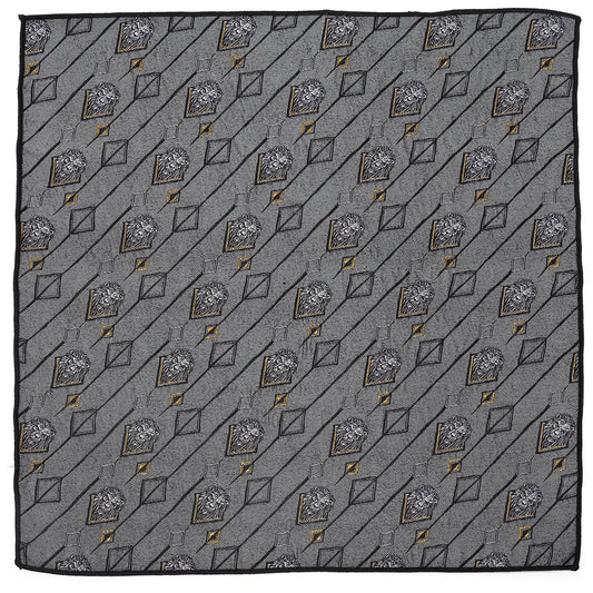 Scar Gray Pocket Square