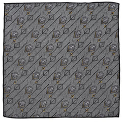 Scar Gray Pocket Square