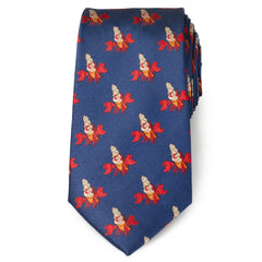 Sebastian Hidden Message Blue Men's Tie