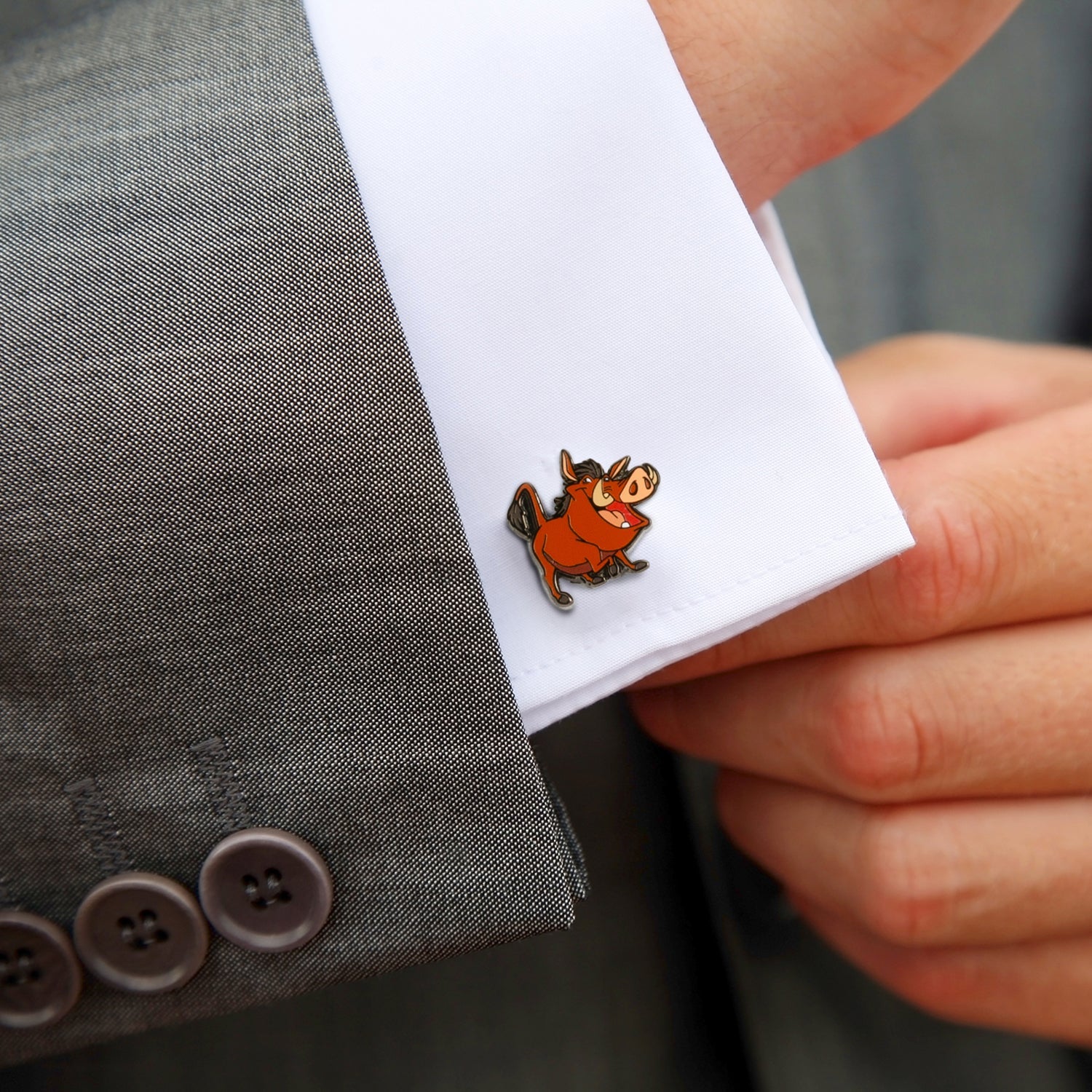  Cufflinks Timon & Pumbaa Hakuna Matata Cufflinks - Default Title - Bonton