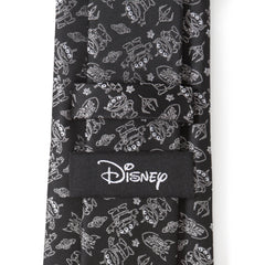 Toy Story Alien Print Black Men's Tie