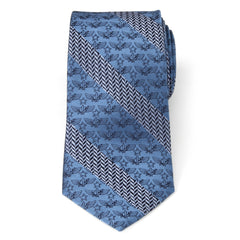 Toy Story Icon Herringbone Stripe Blue Men's Tie