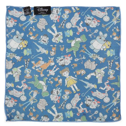 Toy Story 4 Characters Blue Boy's Pocket Square