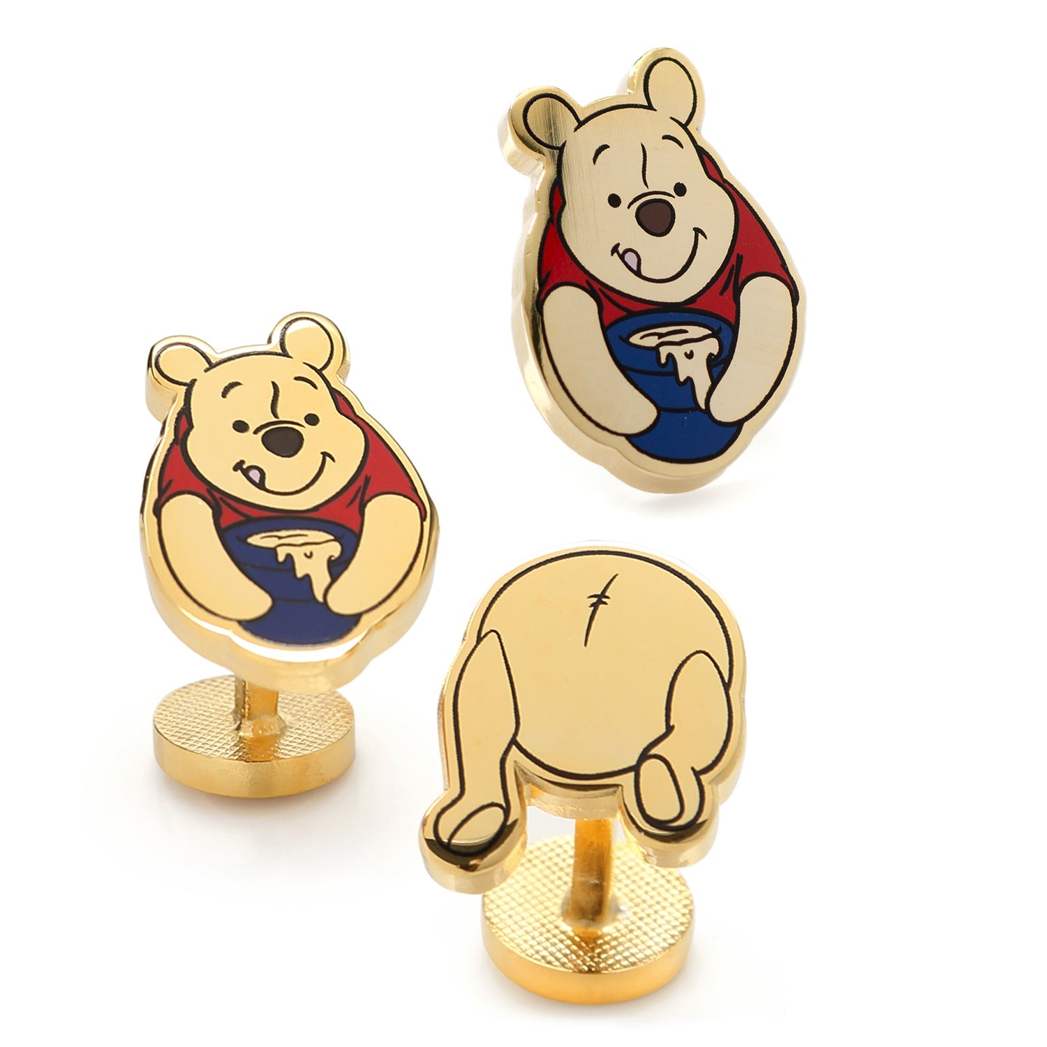  Cufflinks Pooh Gift Set - Default Title - Bonton