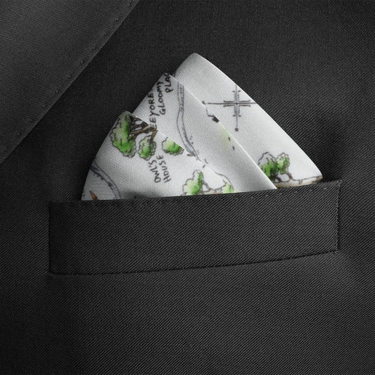 Winnie the Pooh Map Pocket Square