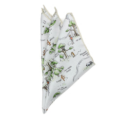 Winnie the Pooh Map Pocket Square