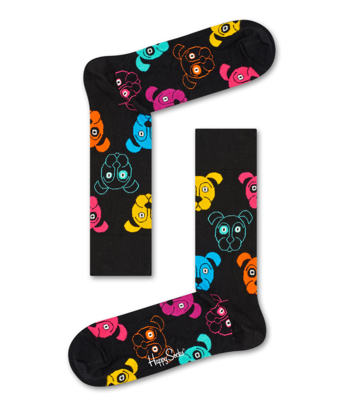 2-Pack Classic Dog Socks Multi