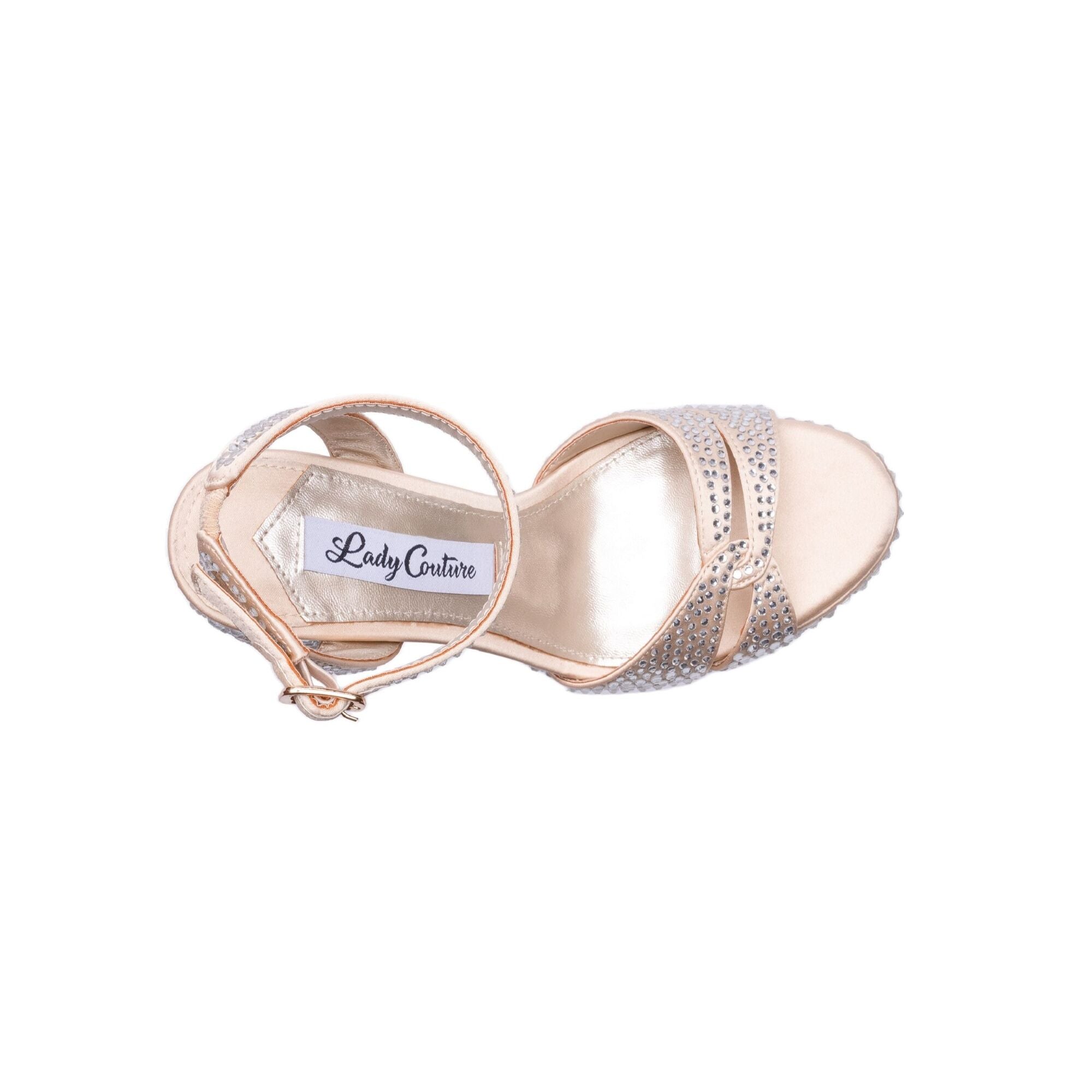  Lady Couture Doll Platform Sandal - Champagne - Bonton