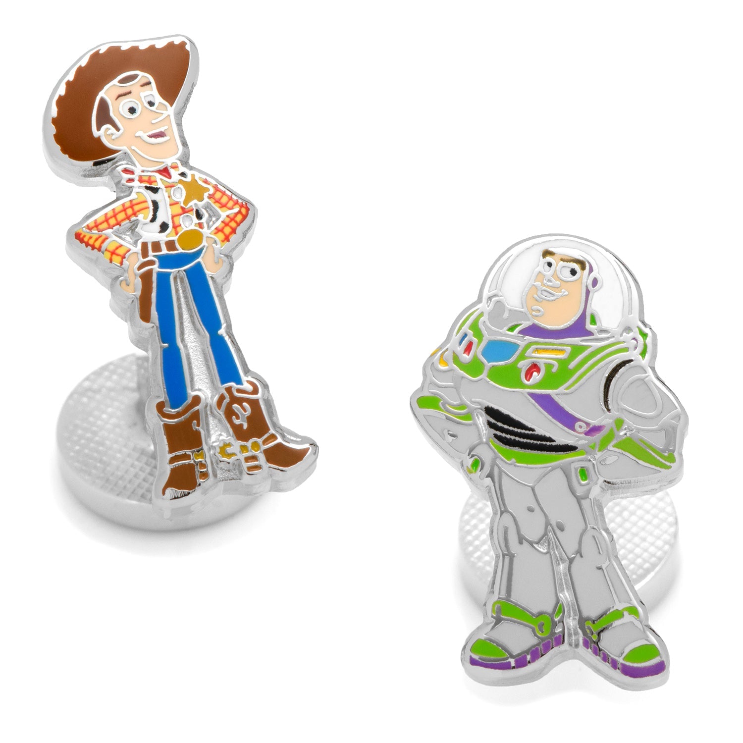  Cufflinks Woody and Buzz Lightyear Cufflinks - Default Title - Bonton