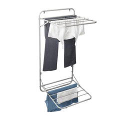 Over the Door 2-Tier Retractable Drying Rack for Clothing