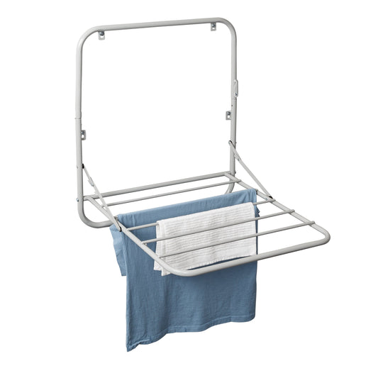 Collapsible Wall-Mounted Clothes Drying Rack