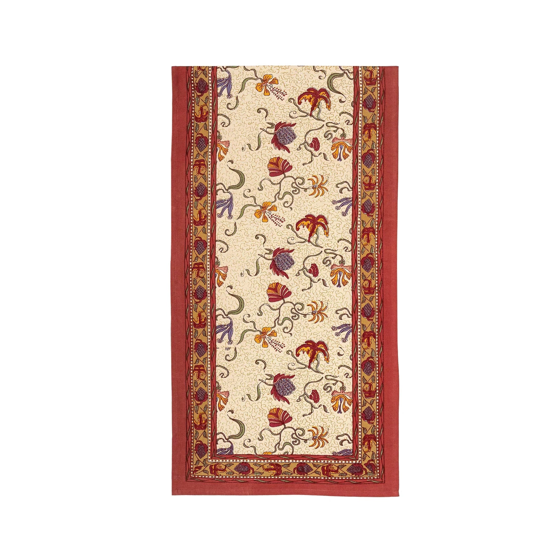  Couleur Nature Fleurs des Indes Runner - Red/White - Bonton