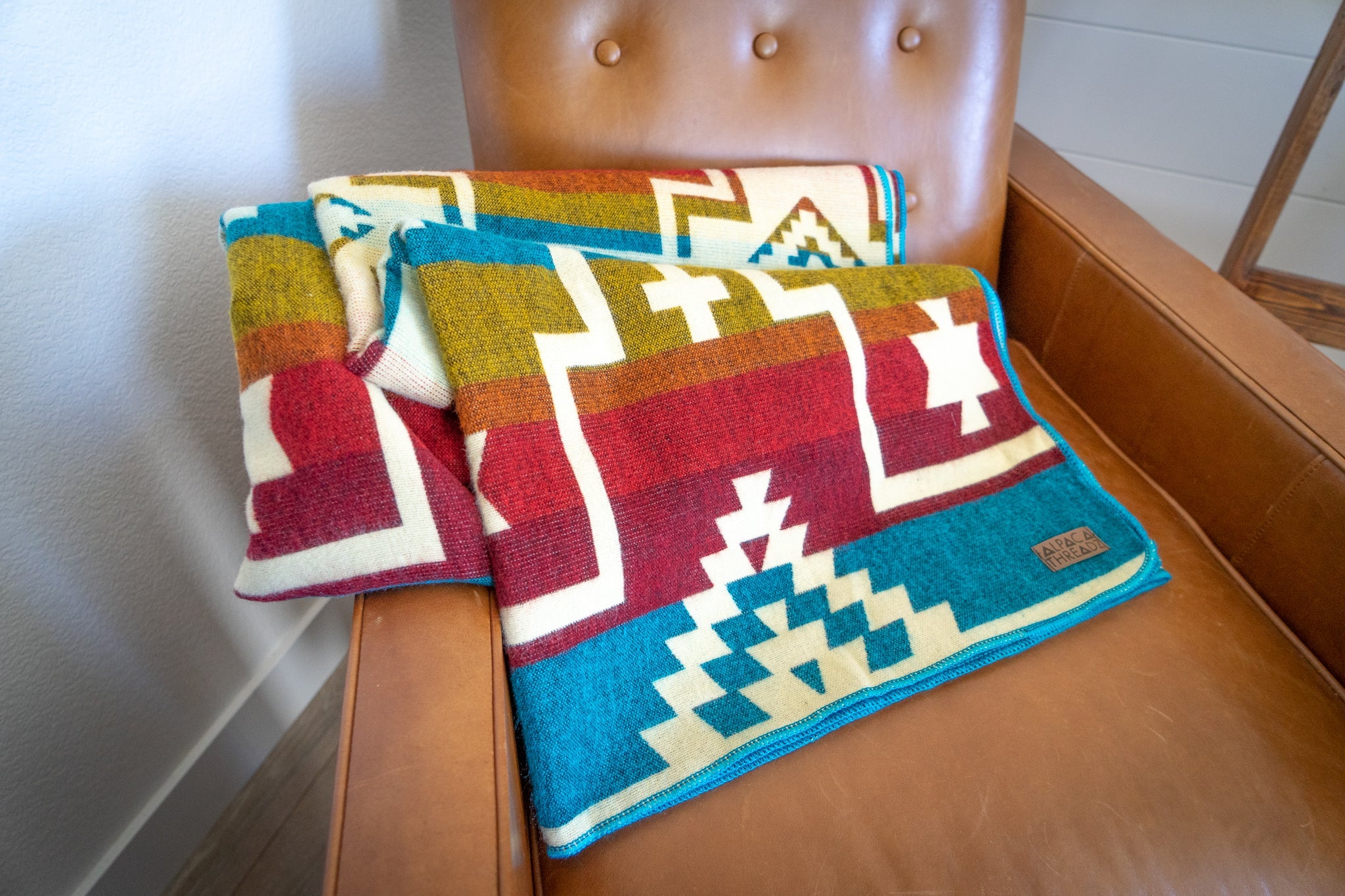  Alpaca Threadz Andean Alpaca Wool Blanket - Santa Fe by Alpaca Threadz - Default Title - Bonton