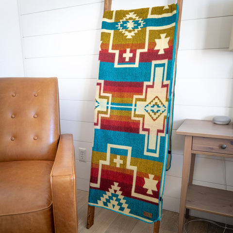 Andean Alpaca Wool Blanket - Santa Fe by Alpaca Threadz