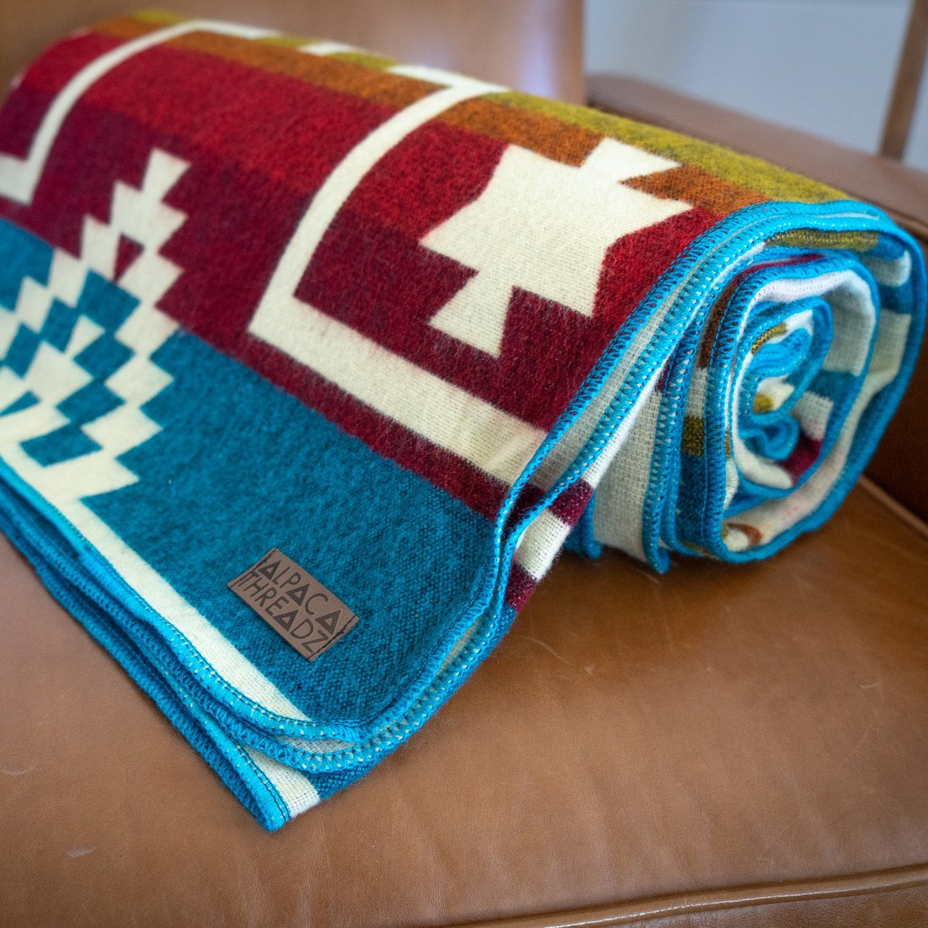  Alpaca Threadz Andean Alpaca Wool Blanket - Santa Fe by Alpaca Threadz - Default Title - Bonton