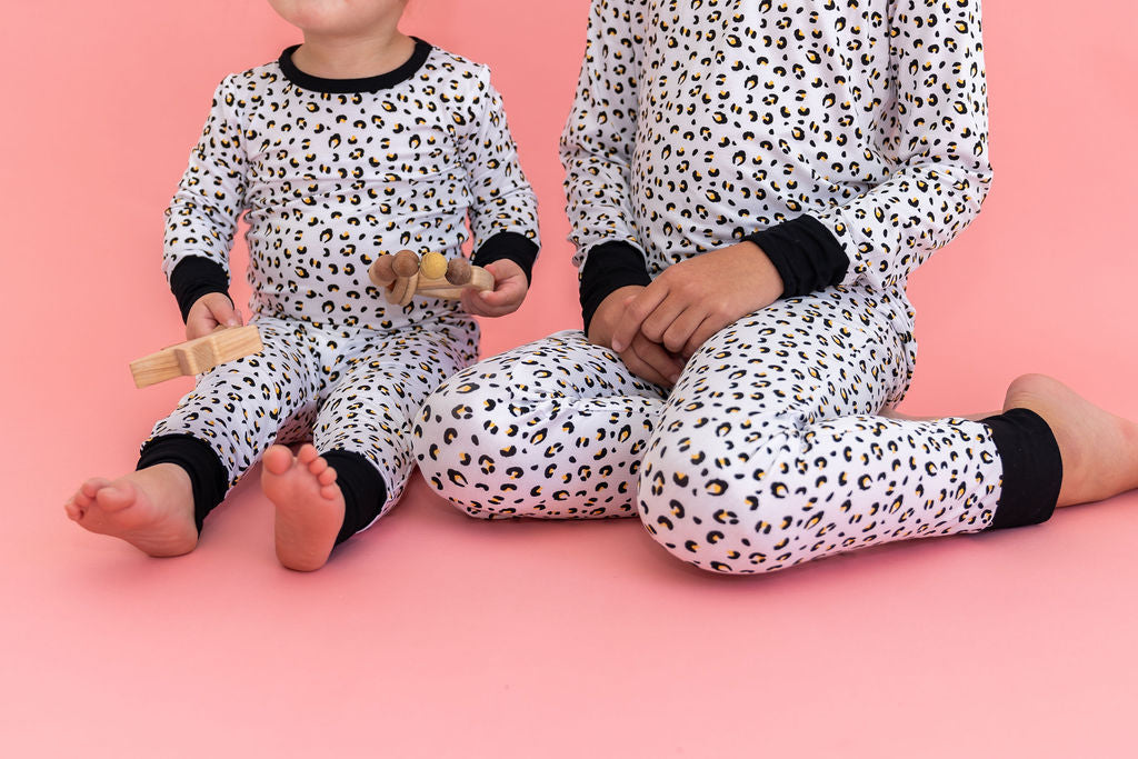  Laree + Co. Allie Leopard Bamboo 2-Piece Long Sleeve Set - 2T - Bonton