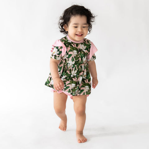 Magnolia Bamboo Peplum + Bummie Set