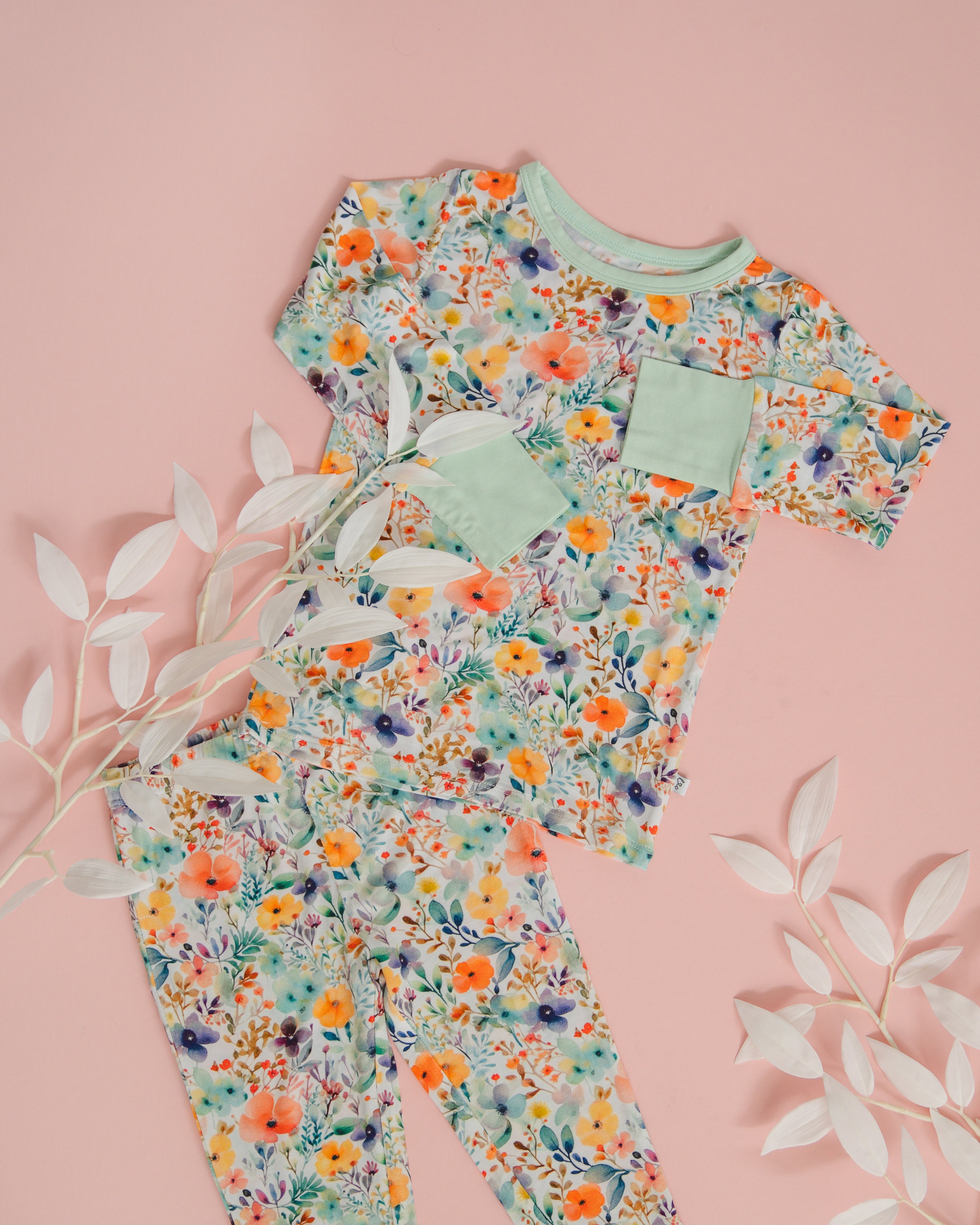  Laree + Co. Alaya Bamboo 2-Piece Long Sleeve Set - 9_10 - Bonton