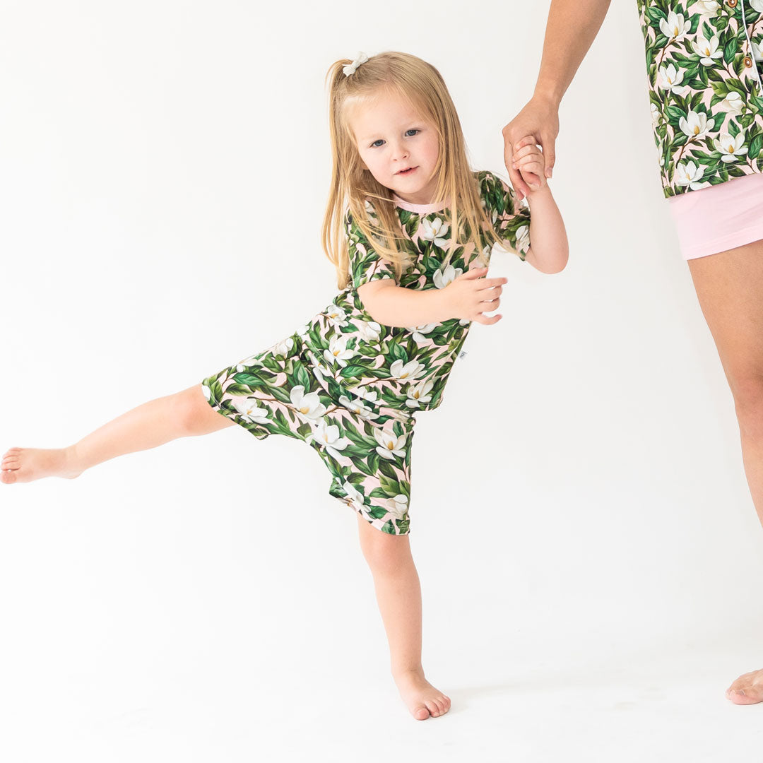  Laree + Co. Magnolia Bamboo 2-Piece Short Set - 2T - Bonton