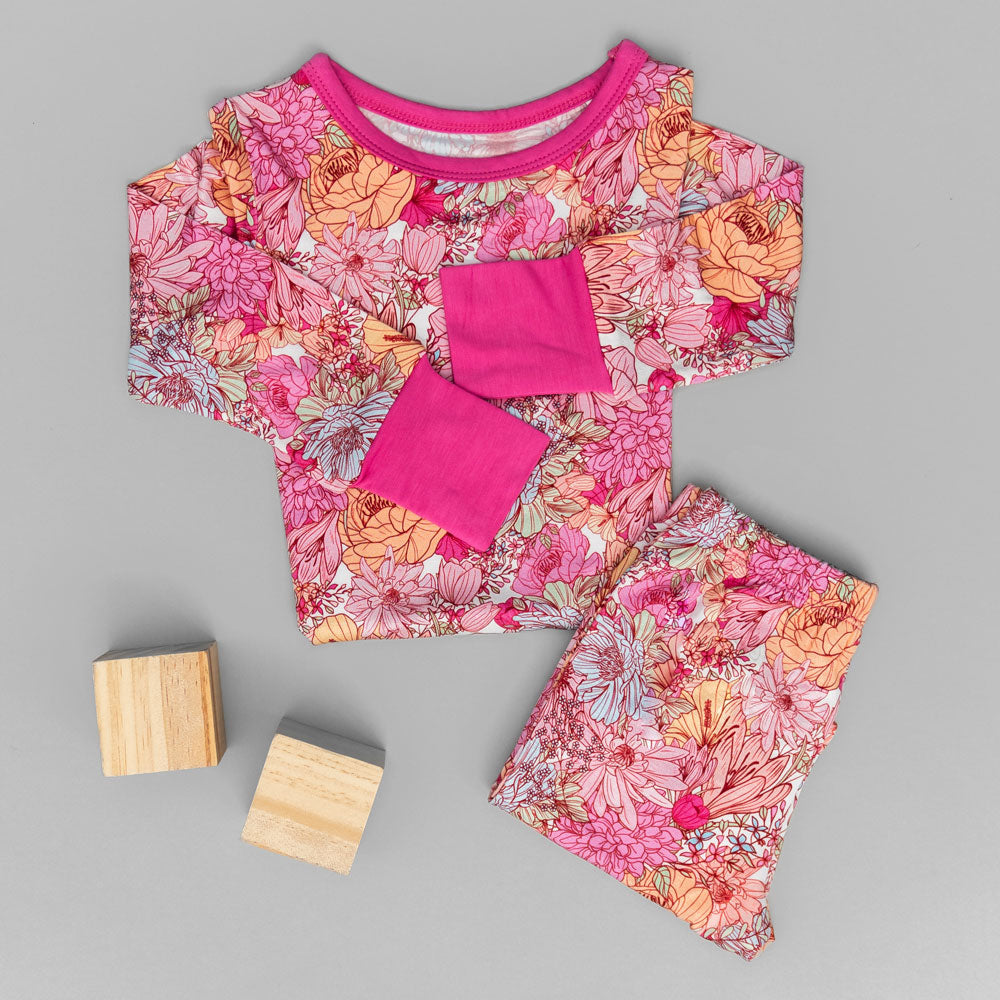  Laree + Co. Journee Bamboo 2-Piece Long Sleeve Set - 2T - Bonton