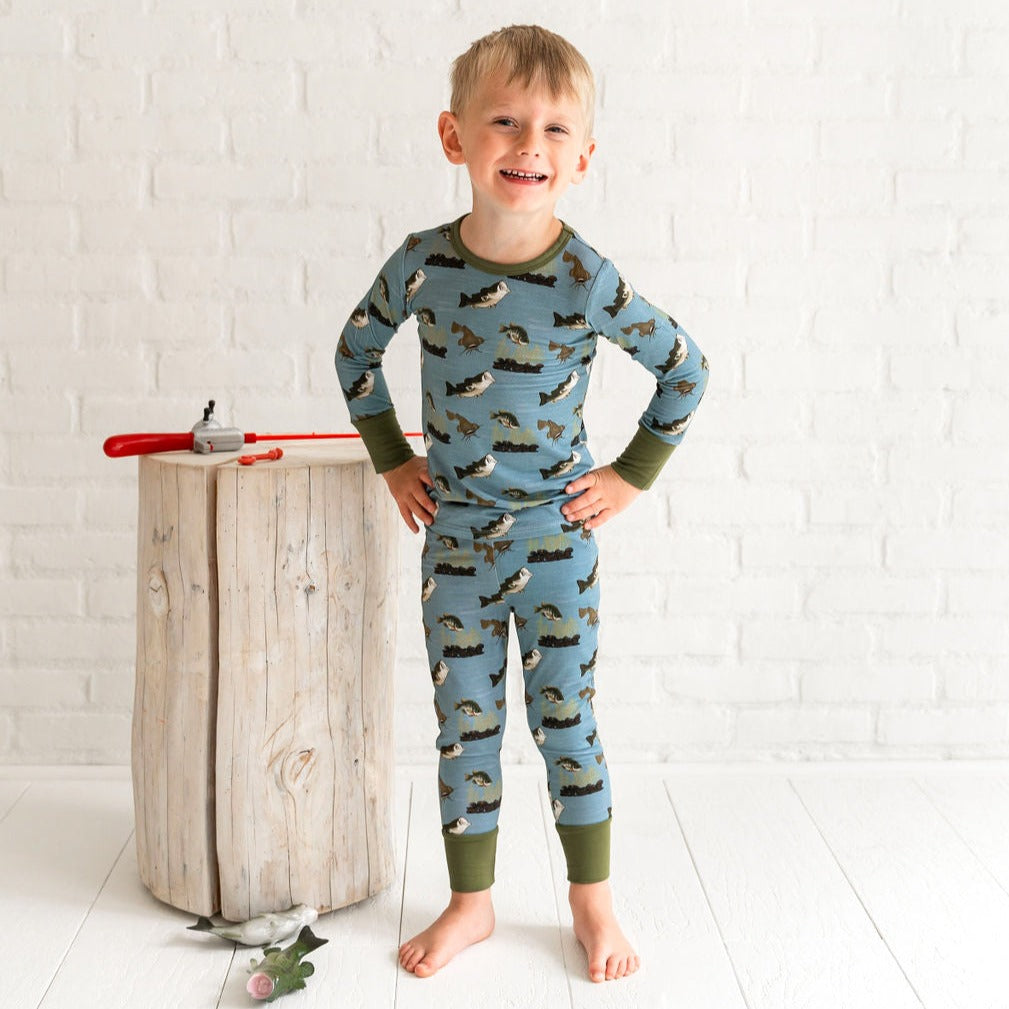  Laree + Co. Malakai Bamboo 2-Piece Long Sleeve Set - 9_10 - Bonton