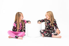Fallon Bamboo Long Sleeve Peplum + Legging Set