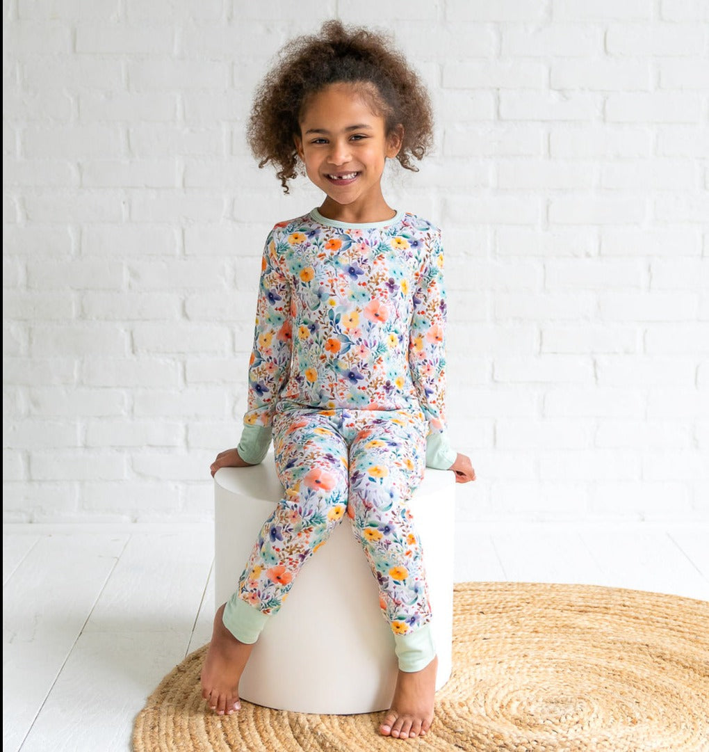  Laree + Co. Alaya Bamboo 2-Piece Long Sleeve Set - 9_10 - Bonton