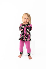 Fallon Bamboo Long Sleeve Peplum + Legging Set