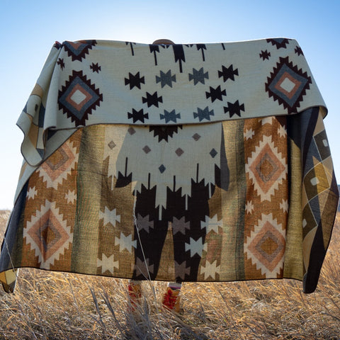 Andean Alpaca Wool Blanket - Mojave by Alpaca Threadz