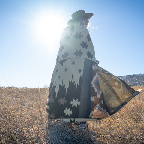 Andean Alpaca Wool Blanket - Mojave by Alpaca Threadz