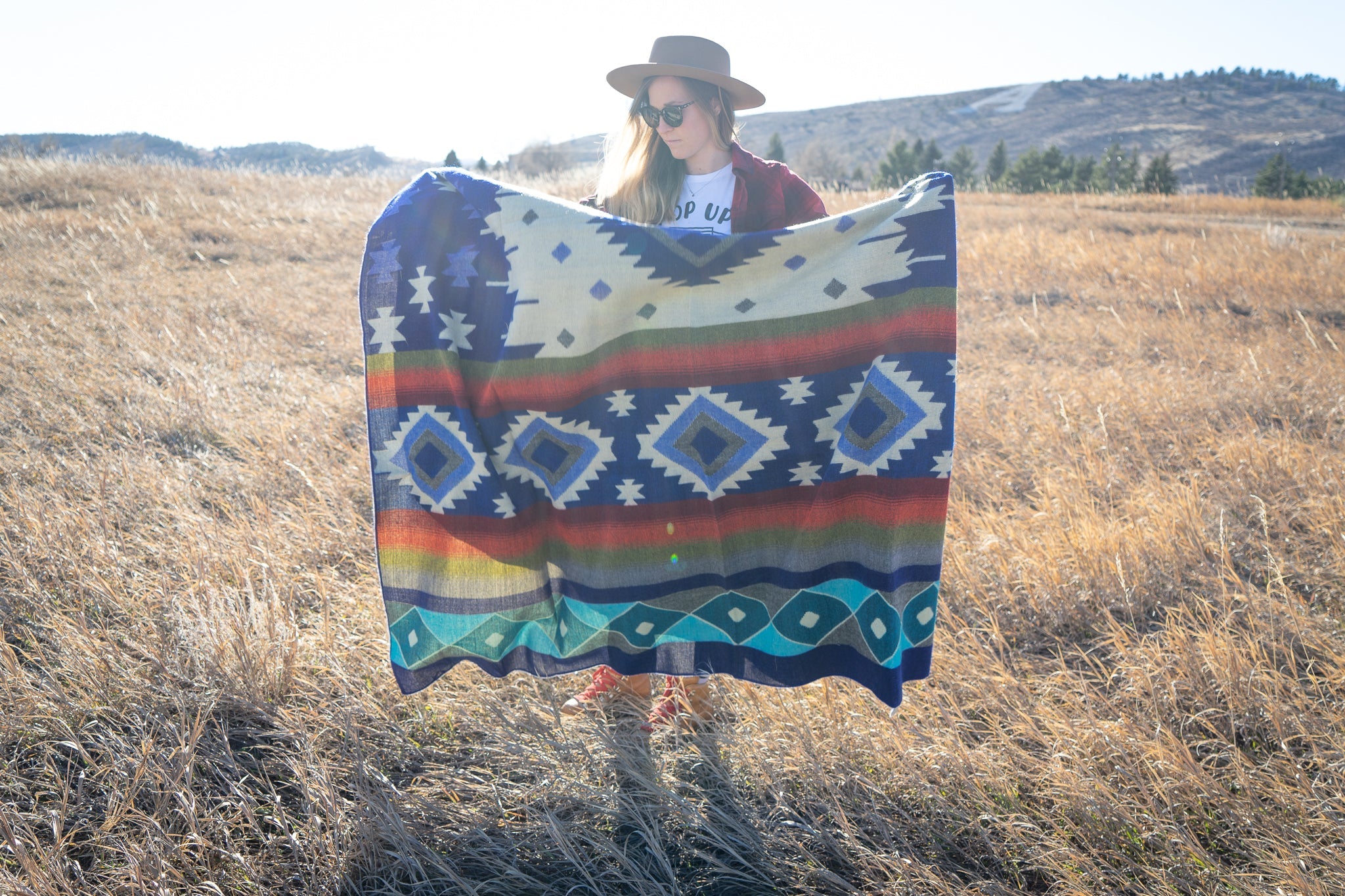  Alpaca Threadz Andean Alpaca Wool Blanket - Ocean Breeze by Alpaca Threadz - Default Title - Bonton