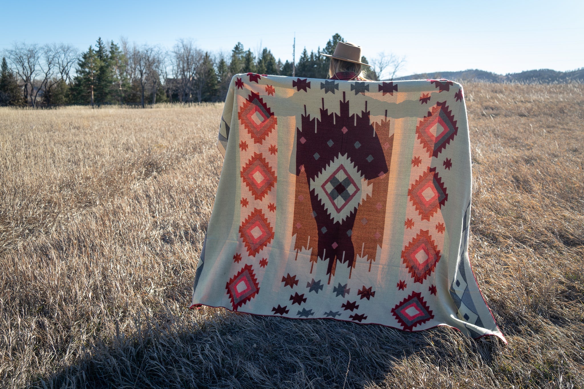 Alpaca Threadz Andean Alpaca Wool Blanket - Rojo by Alpaca Threadz - Default Title - Bonton