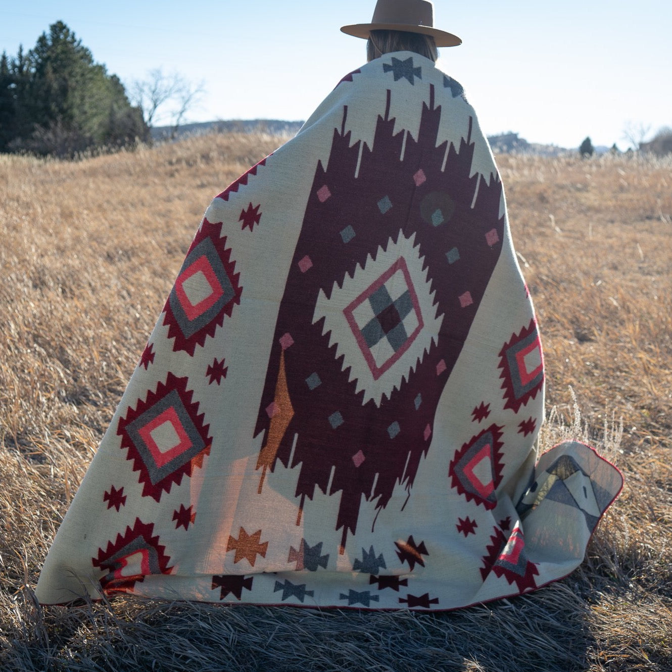  Alpaca Threadz Andean Alpaca Wool Blanket - Rojo by Alpaca Threadz - Default Title - Bonton