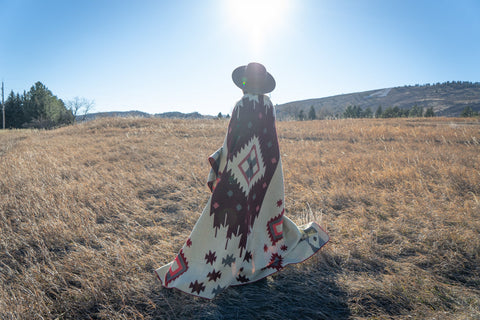 Andean Alpaca Wool Blanket - Rojo by Alpaca Threadz