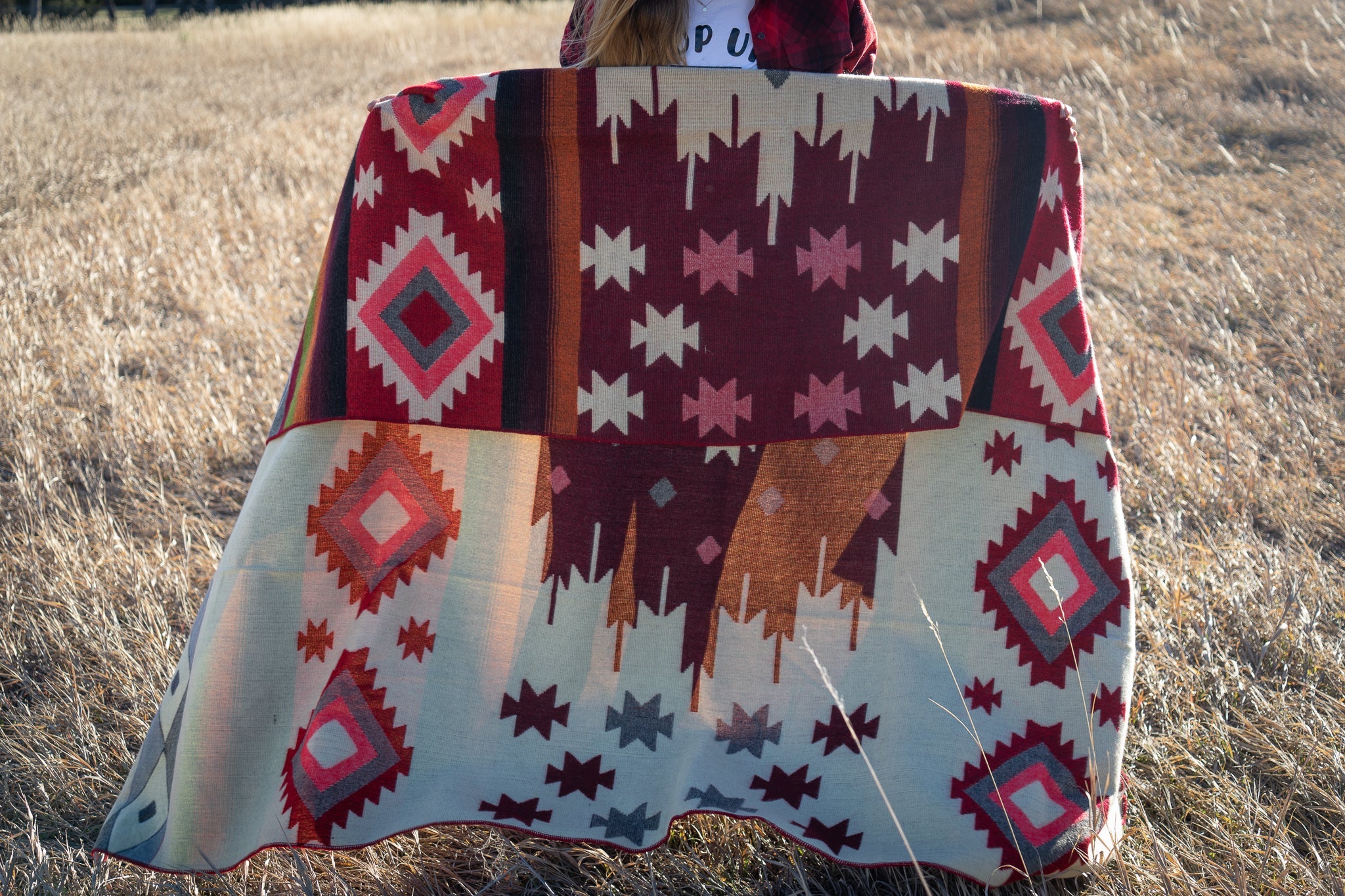  Alpaca Threadz Andean Alpaca Wool Blanket - Rojo by Alpaca Threadz - Default Title - Bonton