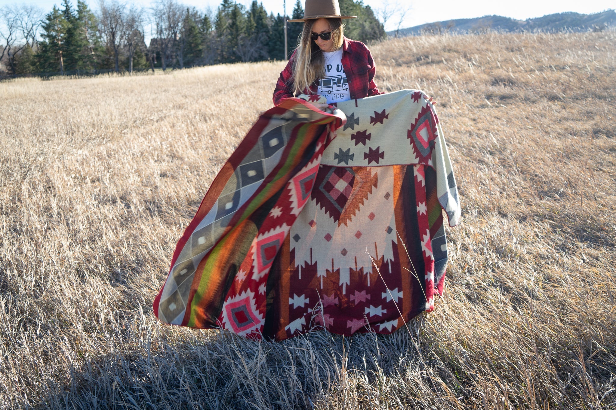  Alpaca Threadz Andean Alpaca Wool Blanket - Rojo by Alpaca Threadz - Default Title - Bonton