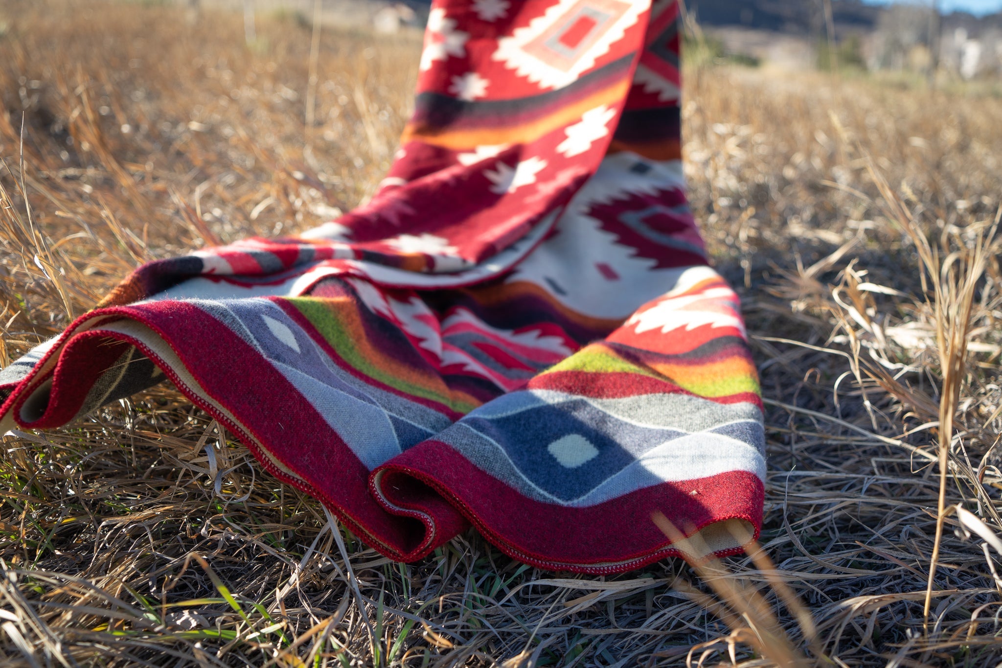  Alpaca Threadz Andean Alpaca Wool Blanket - Rojo by Alpaca Threadz - Default Title - Bonton