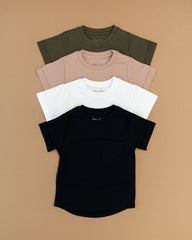 Ivory Boxy Kids Tee