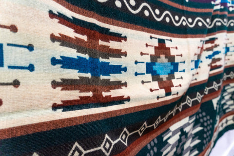 Andean Alpaca Wool Blanket - Evergreen by Alpaca Threadz