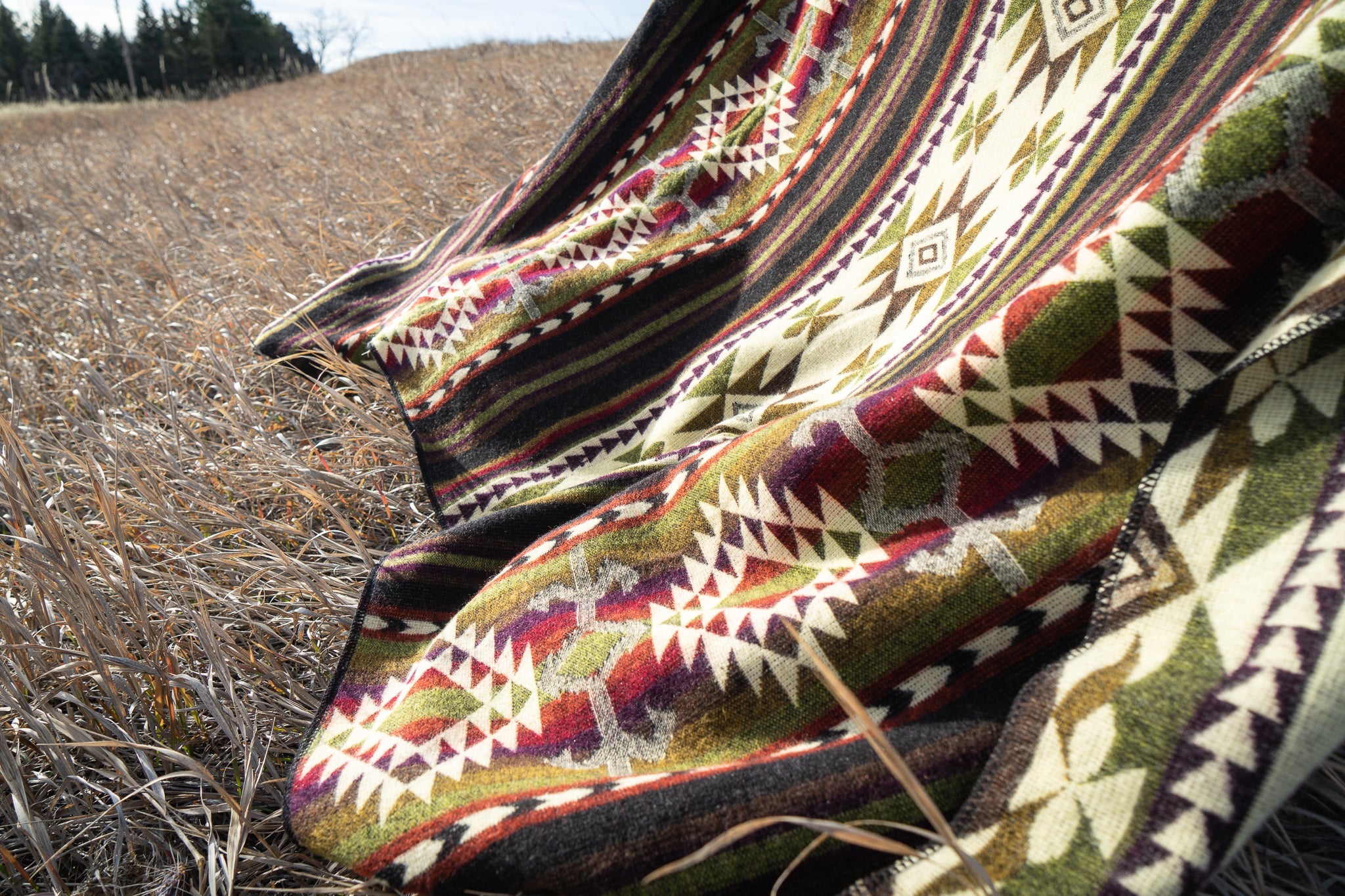  Alpaca Threadz Andean Alpaca Wool Blanket - Cactus by Alpaca Threadz - Default Title - Bonton