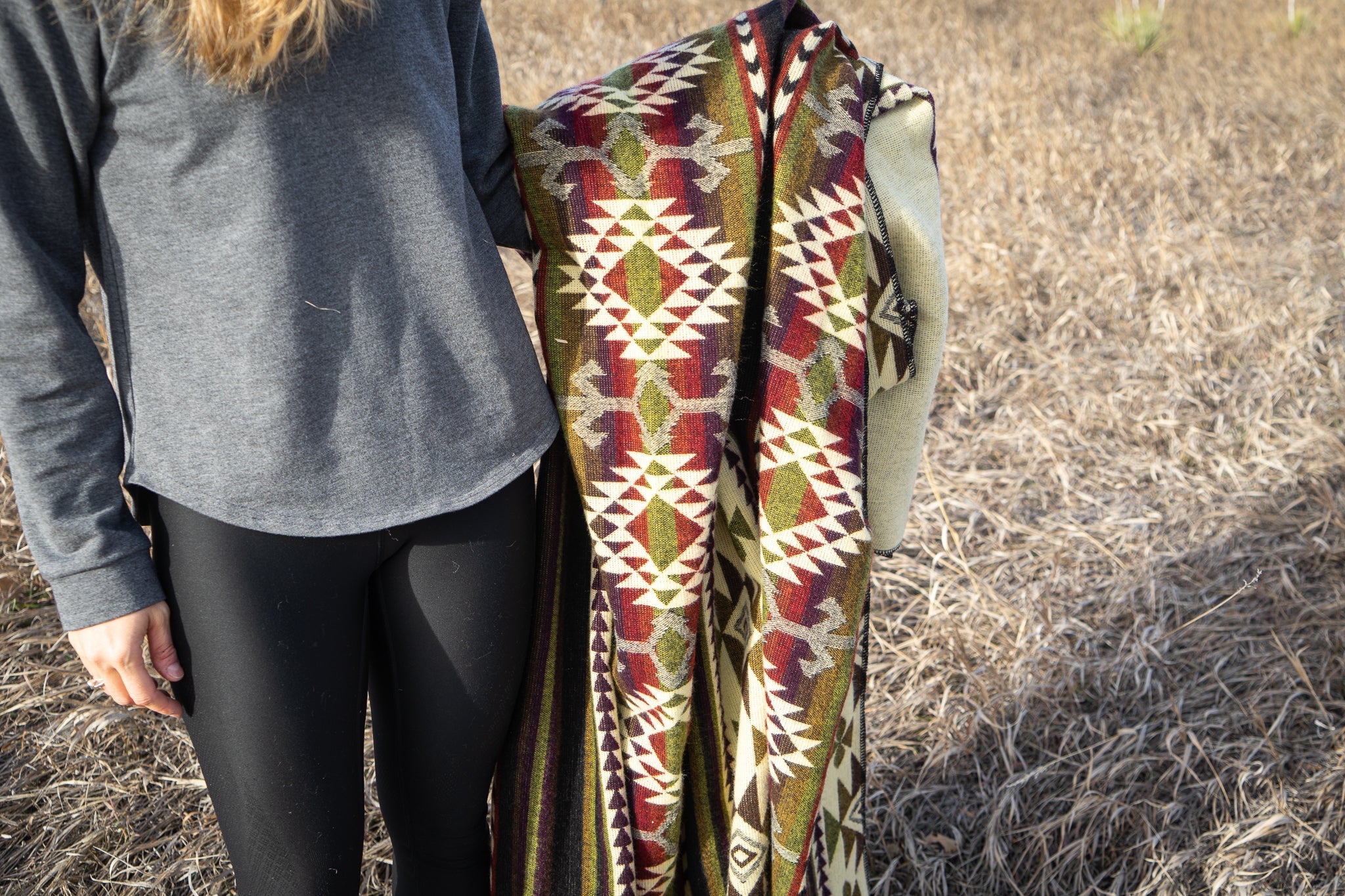 Alpaca Threadz Andean Alpaca Wool Blanket - Cactus by Alpaca Threadz - Default Title - Bonton
