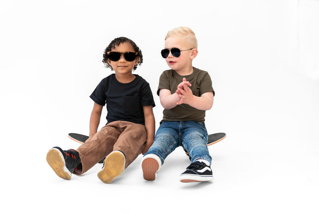  Laree + Co. Olive Boxy Kids Tee - NB - Bonton