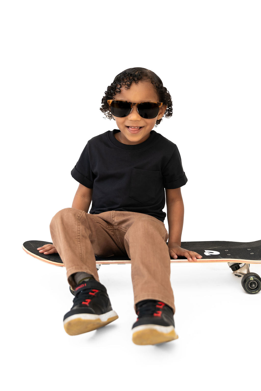  Laree + Co. Onyx Boxy Kids Tee - NB - Bonton