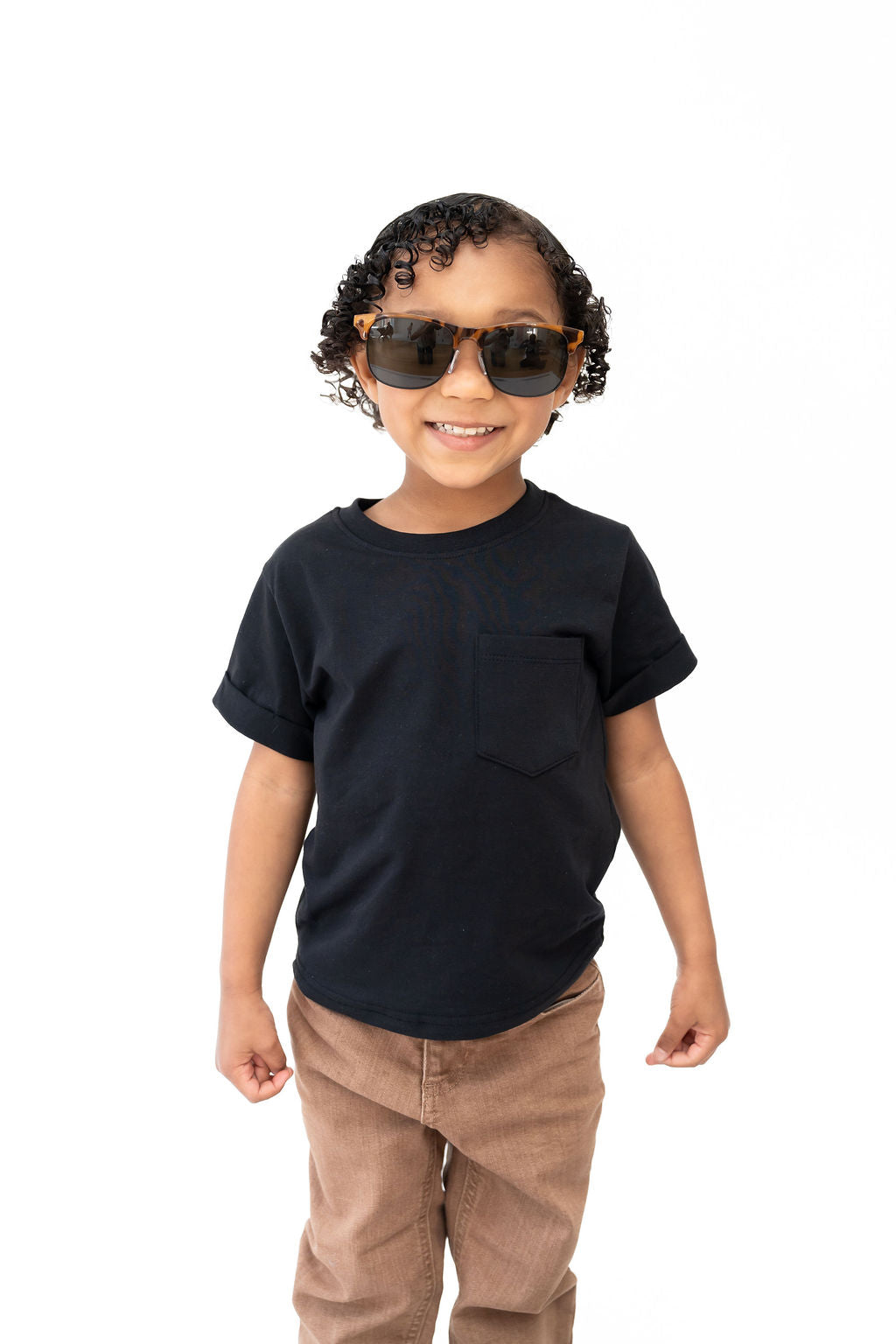  Laree + Co. Onyx Boxy Kids Tee - NB - Bonton