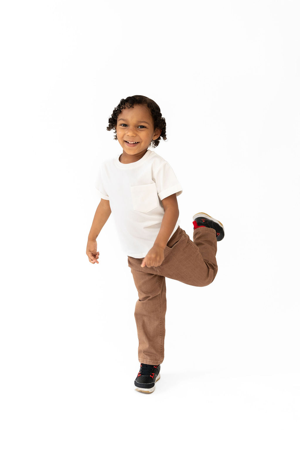  Laree + Co. Ivory Boxy Kids Tee - NB - Bonton