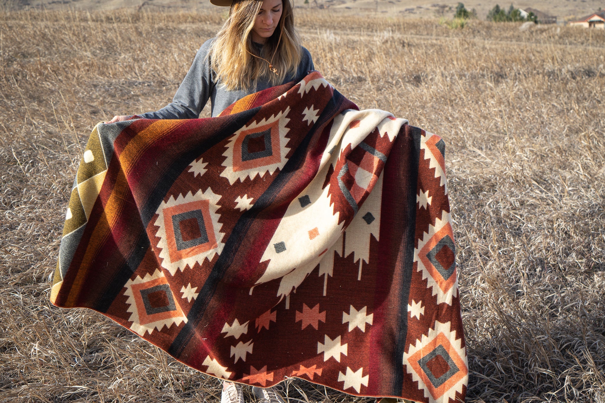  Alpaca Threadz Andean Alpaca Wool Blanket - Western by Alpaca Threadz - Default Title - Bonton