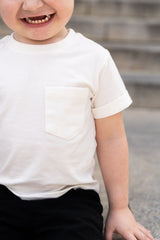 Ivory Boxy Kids Tee