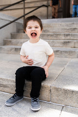 Ivory Boxy Kids Tee