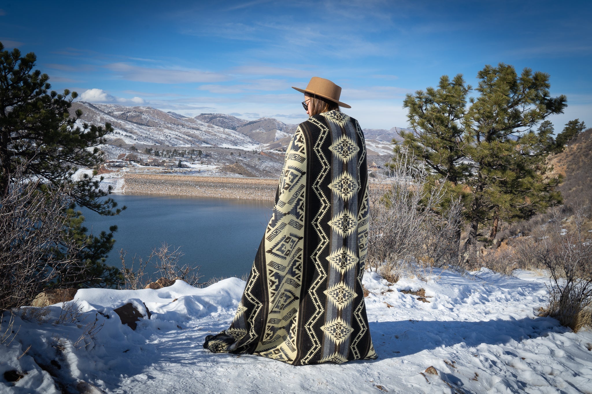  Alpaca Threadz Andean Alpaca Wool Blanket - Slate by Alpaca Threadz - Default Title - Bonton